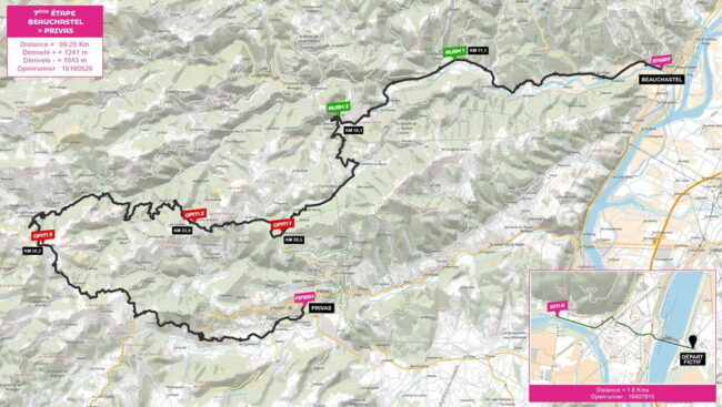 carte-etape-7-beauchastel-privas Carte étape 7 Beauchastel - privas
