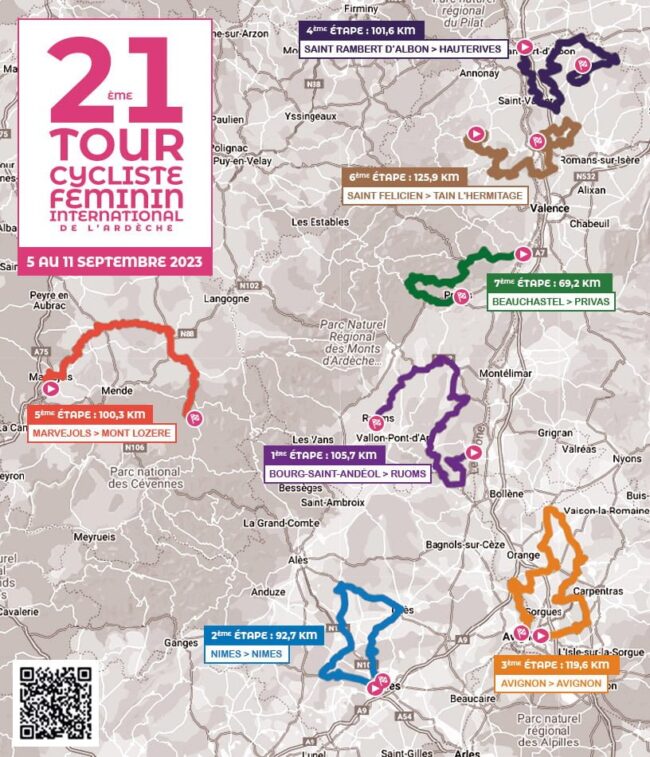Le parcours de la 21ème édition du TCFIA et ces 7 étapes Le parcours de la 21ème édition du TCFIA et ces 7 étapes