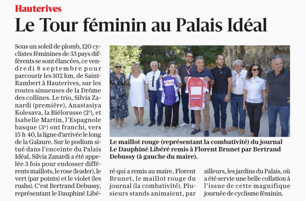 TCFIA 2023 - 4e étape St-Rambert-d'Albon-Hauterives Le Dauphiné Libéré 2